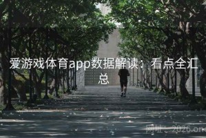 爱游戏体育app数据解读：看点全汇总