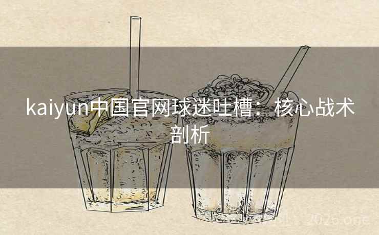 kaiyun中国官网球迷吐槽：核心战术剖析