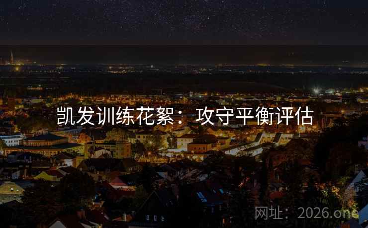 凯发训练花絮：攻守平衡评估