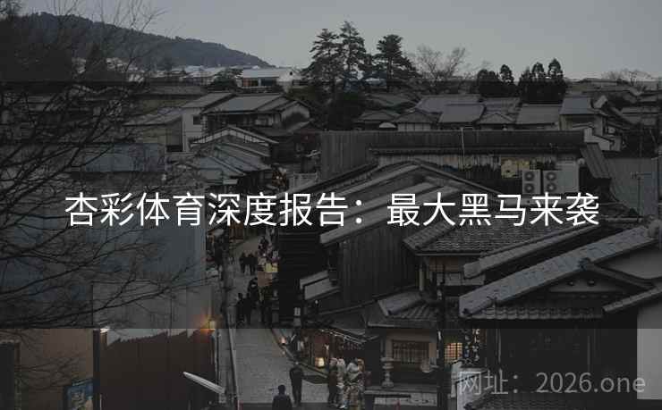 杏彩体育深度报告:最大黑马来袭 杏彩体育深度报告:最大黑马来袭