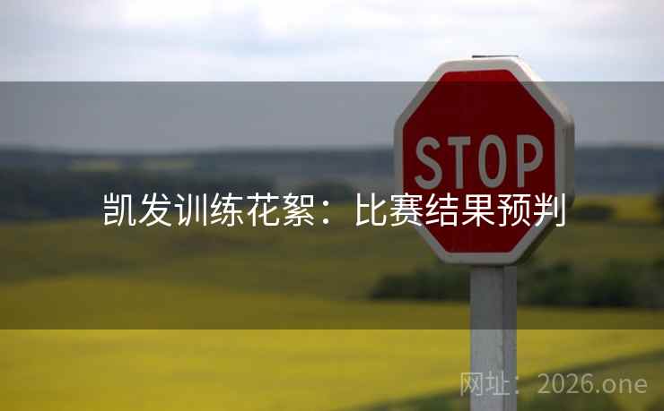 凯发训练花絮：比赛结果预判